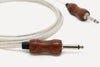 Analysis Plus 1/4-inch mahogany instrument plugs