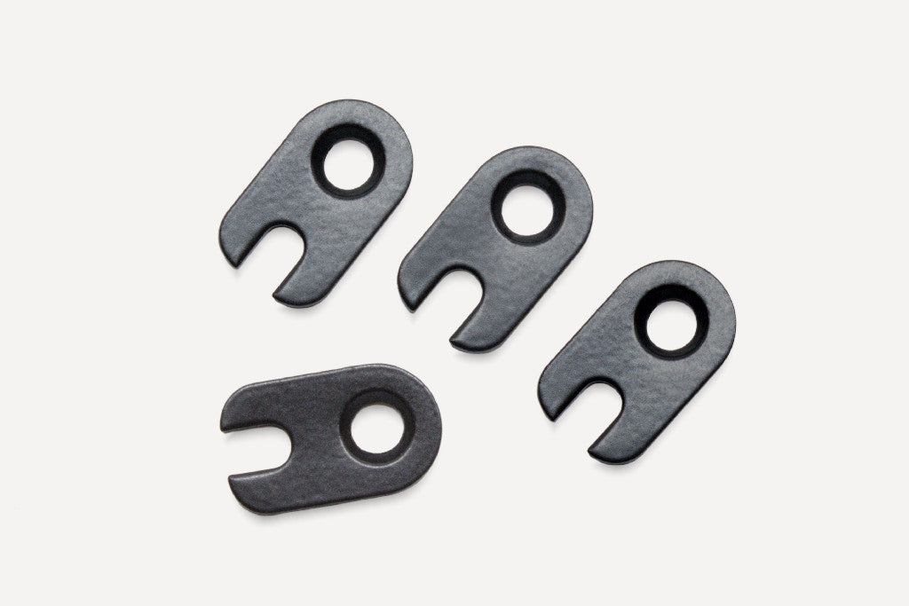 Helweg Design Type-H Countersunk Pedal Mounting Brackets